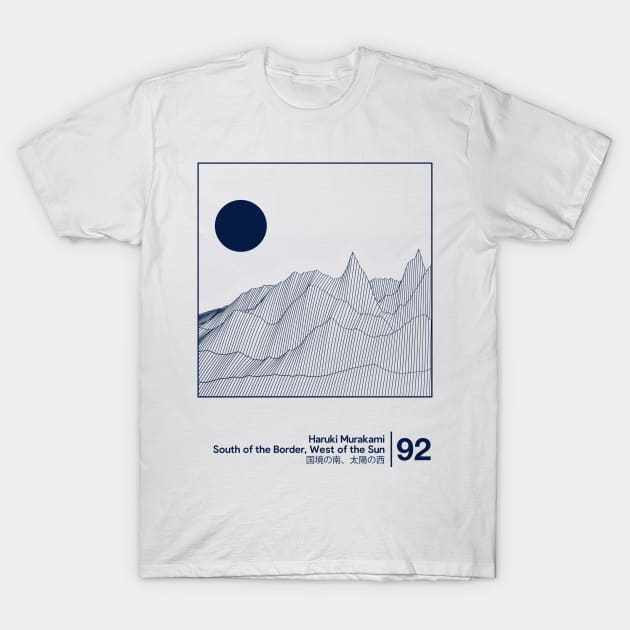 Haruki Murakami / Minimalist Style Graphic Artwork T-Shirt by saudade